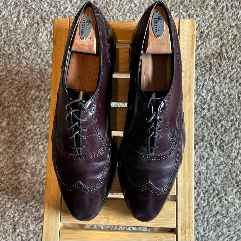 Allen Edmonds Shell Cordovan Wingtips size 14D. Classic & Elegant dress shoe